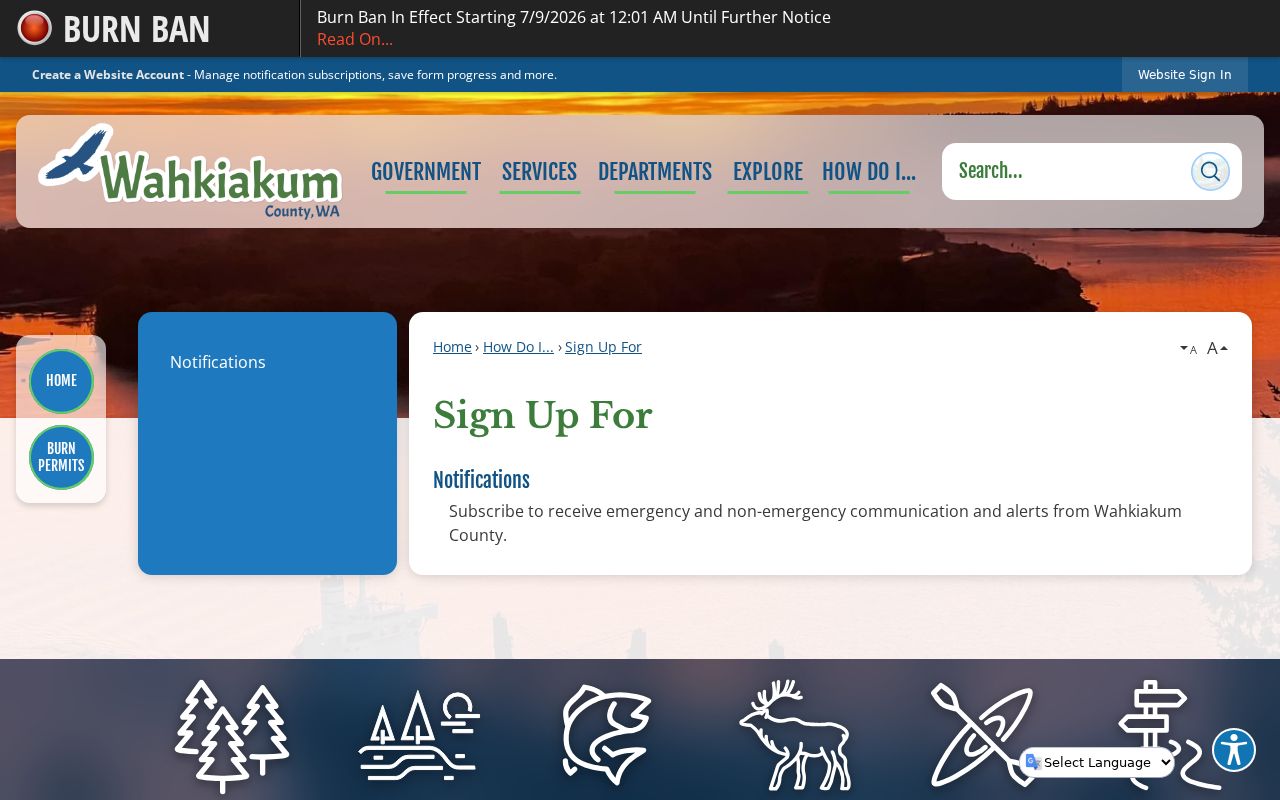 Wahkiakum County arrest history Sheriff's Office page